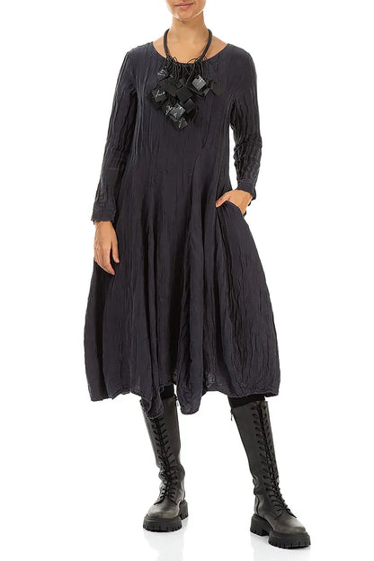 Lottie Black Rubber Necklace 2