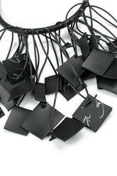 Lottie Black Rubber Necklace 5