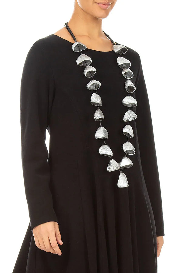 Lunar Shell Statement Necklace 1