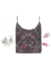 Nightfall Strappy Silk Bamboo Night Dress 3