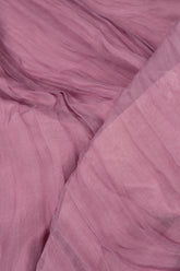 Mauve Taupe Crumpled Silk Chiffon Dress 6