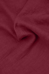 Maxi Antique Ruby Gauze Linen Dress 5