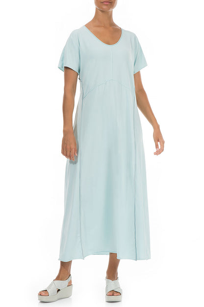 Maxi Aqua Breeze Cotton Dress 3