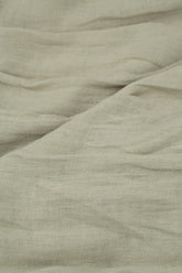 Maxi Laurel Green Gauze Linen Dress 5