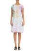 Midi Artful Splash Linen Dress 1