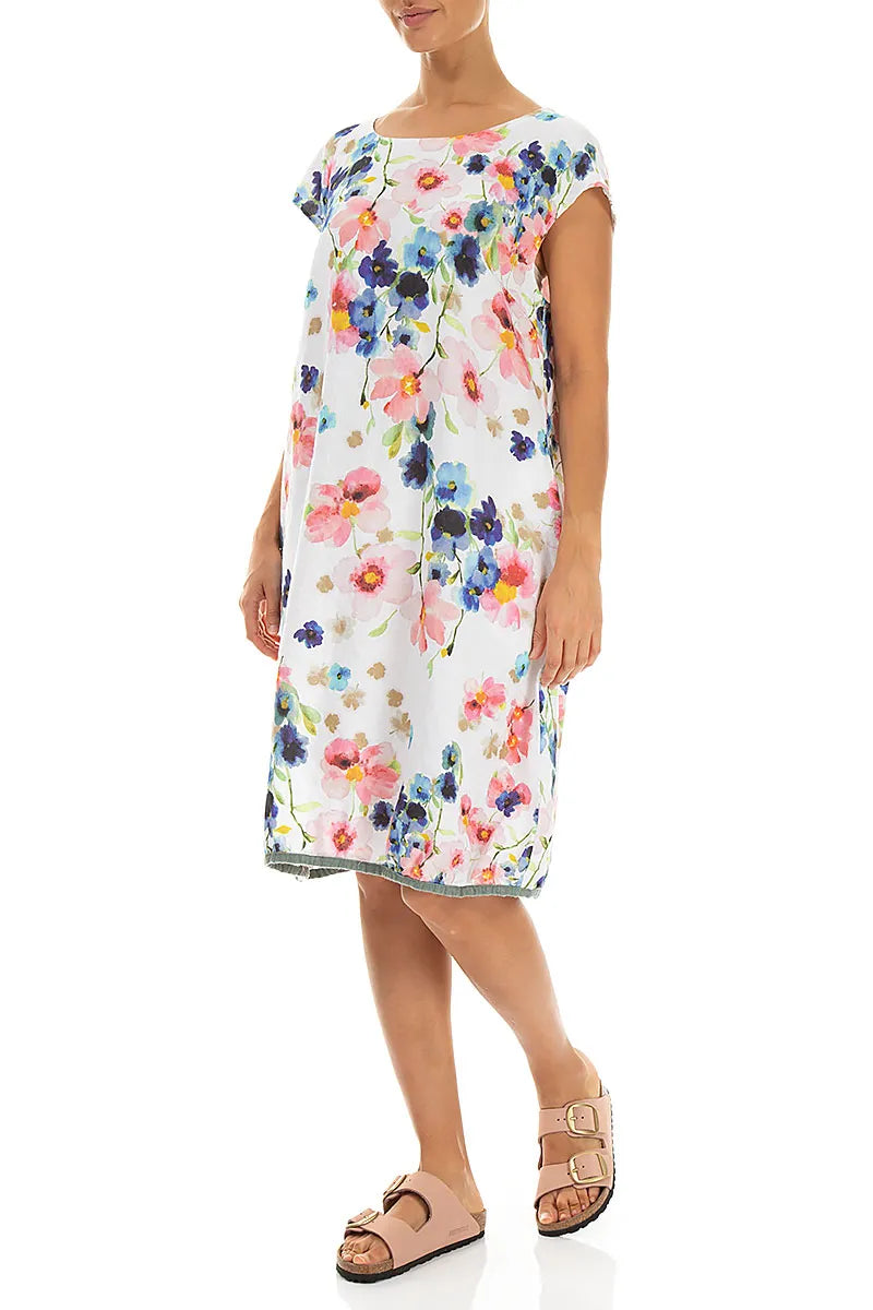 Midi-Leinenkleid „Primrose“