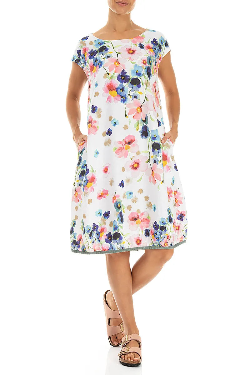 Midi-Leinenkleid „Primrose“
