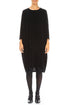 Midnight Blue Silk Velvet Midi Dress 1