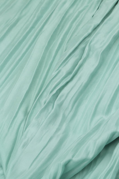 Mint Crumpled Pure Silk Tunic 5