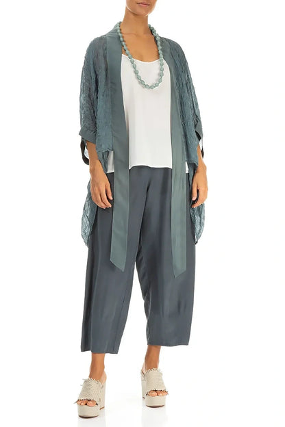 Mint Silk Fine Bead Necklace