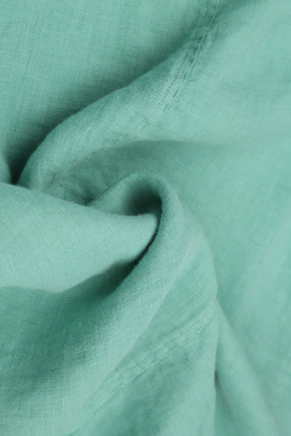 Écharpe en gaze de lin douce couleur menthe