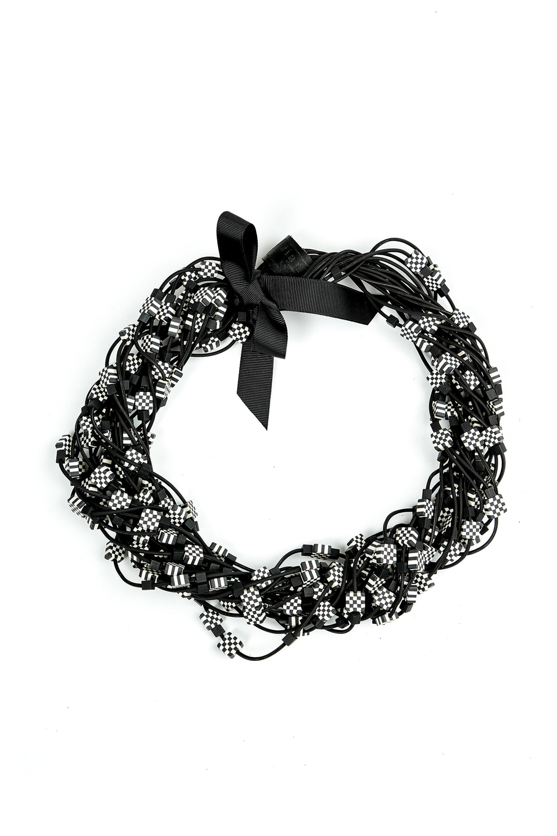 Monochrome Layer Clay Necklace 3