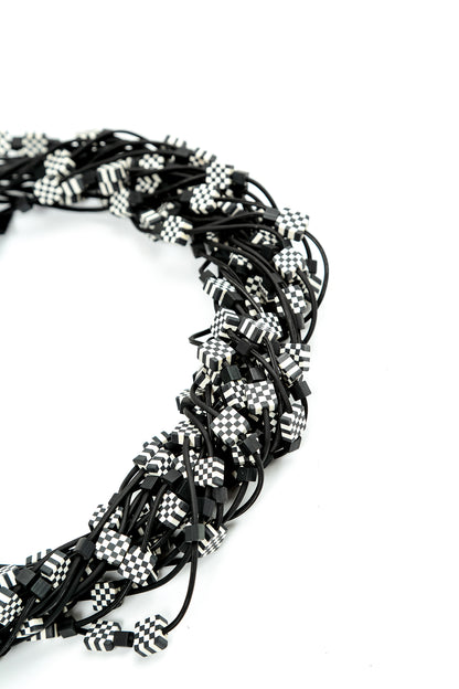 Monochrome Layer Clay Necklace 5