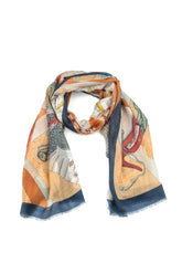 Mystery Library Cashmere Silk Scarf 4