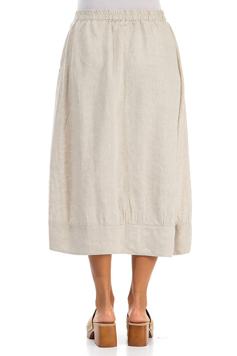 Natural Linen Skirt 2