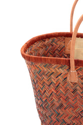 Natural Mini Rust French Market Basket 4
