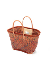 Natural Mini Rust French Market Basket 1