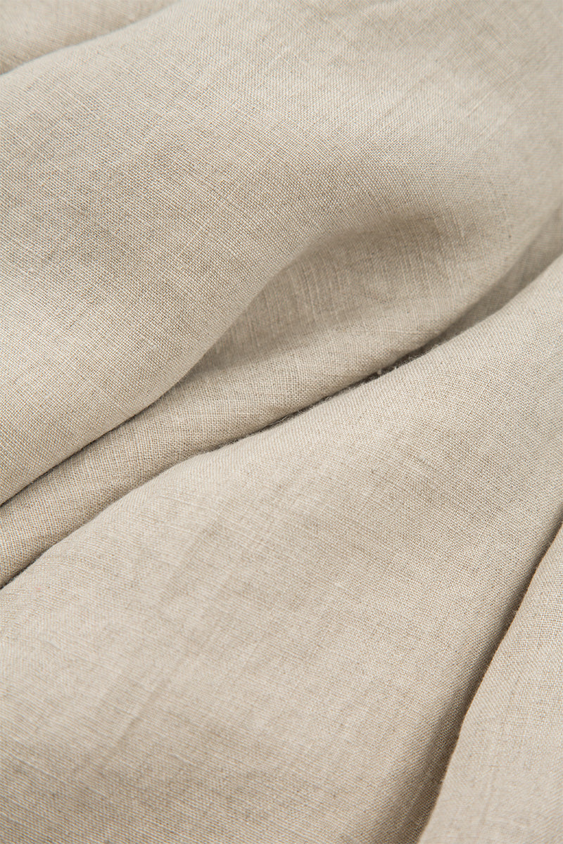 Veste trapèze en lin naturel