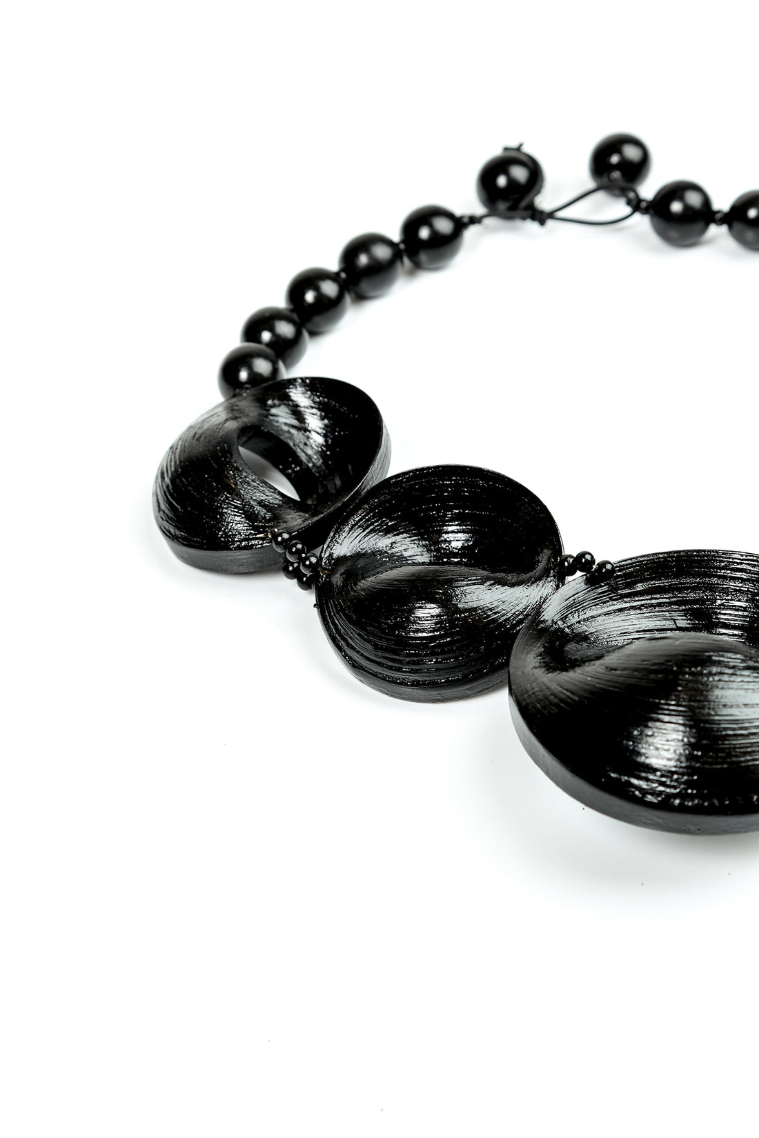 Noir Drift Bamboo Necklace