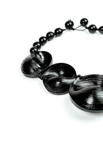 Collier en bambou Noir Drift