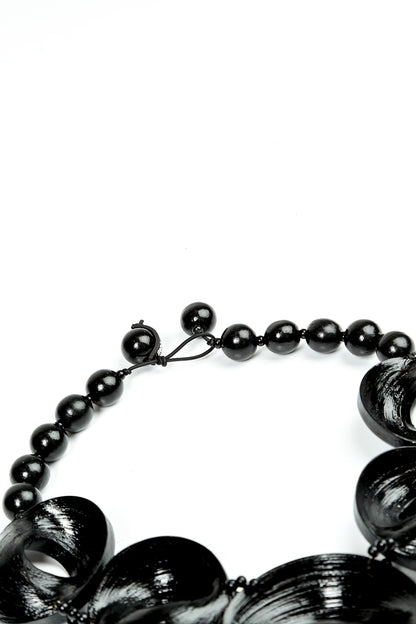 Collier en bambou Noir Drift