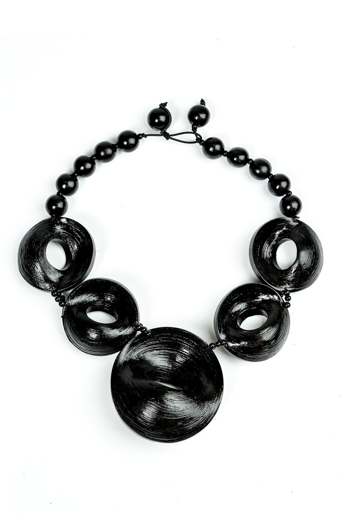 Noir Drift Bamboo Necklace