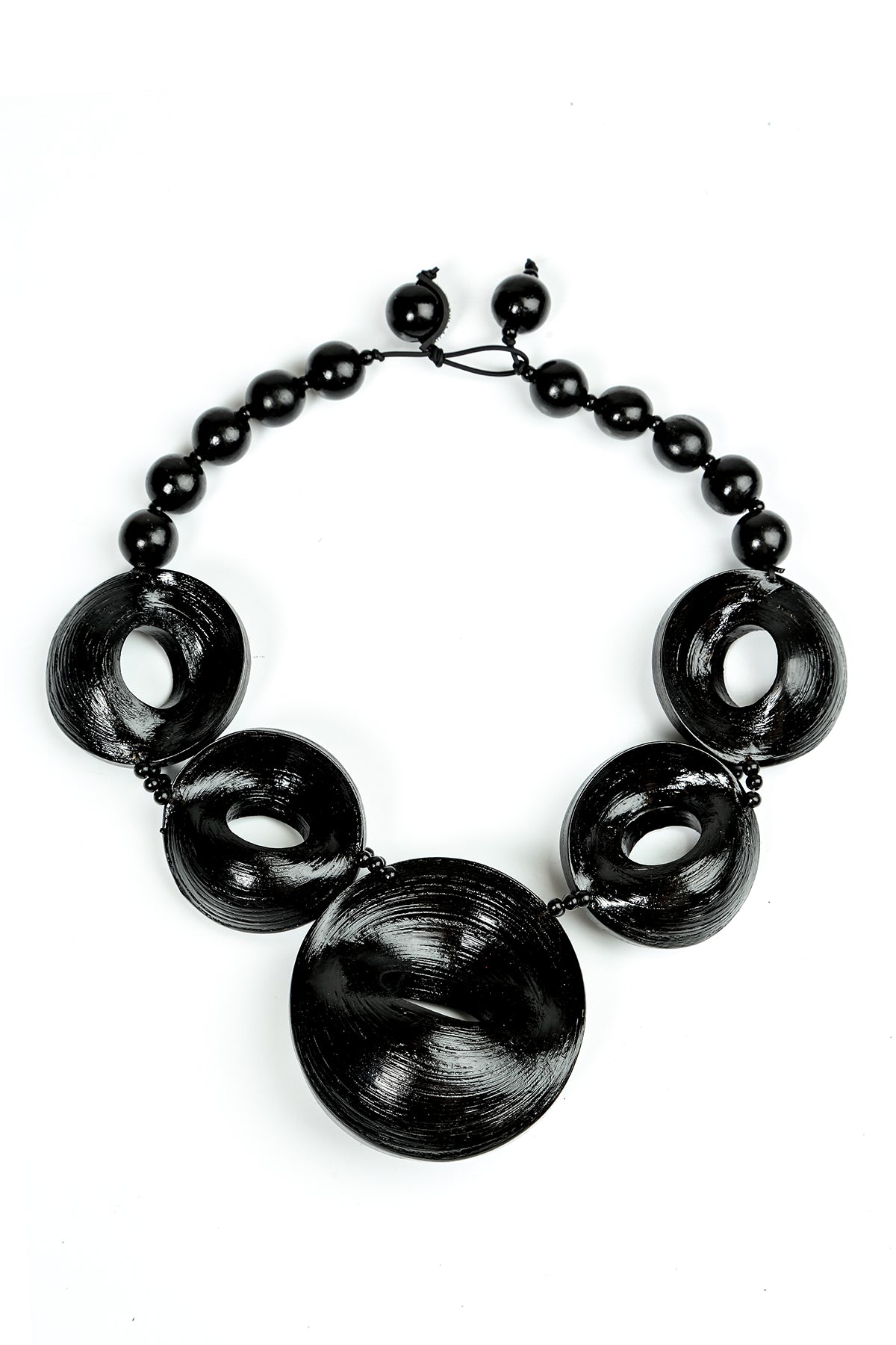 Collier en bambou Noir Drift