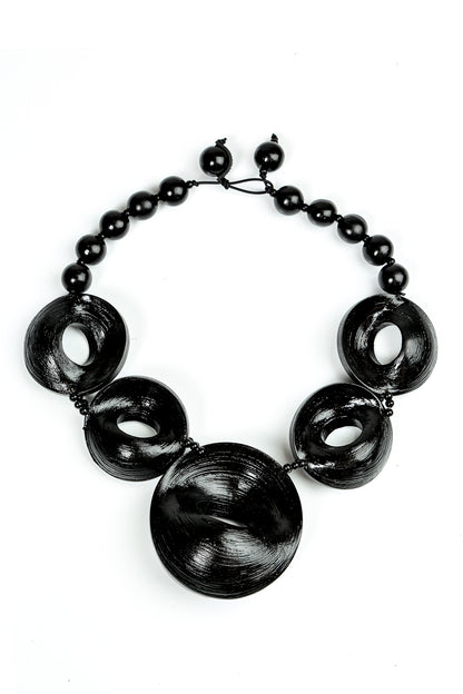 Collier en bambou Noir Drift