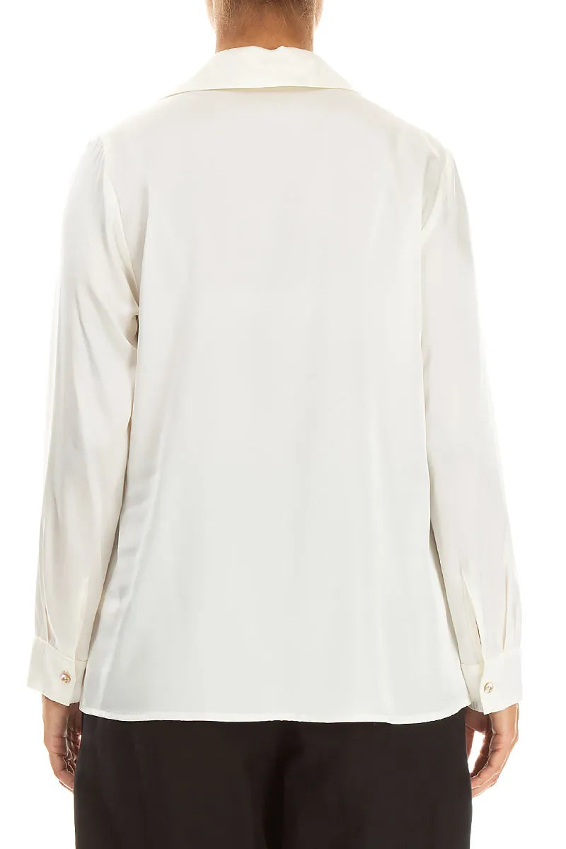 Off White Silk Shirt 2
