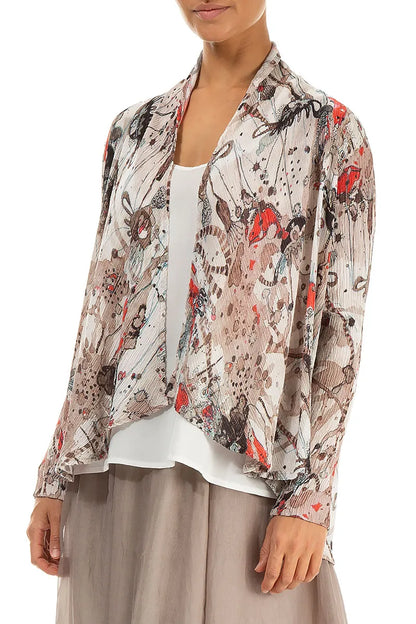 Open Savannah Silk Viscose Jacket 4