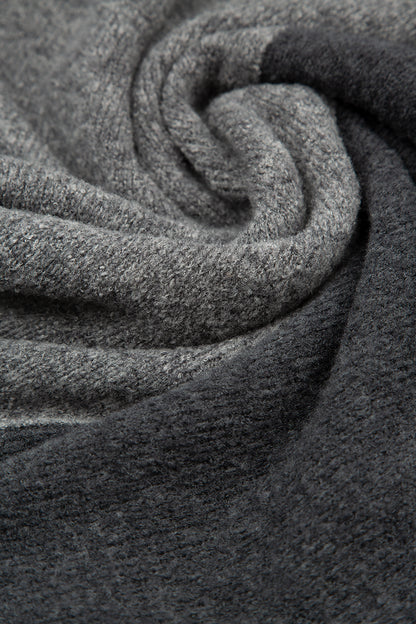 Oversized Dual Grey Wool Sweater