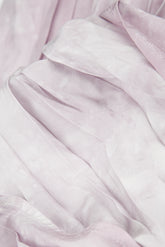Pink Tie-dye Crumpled Pure Silk Scarf 4