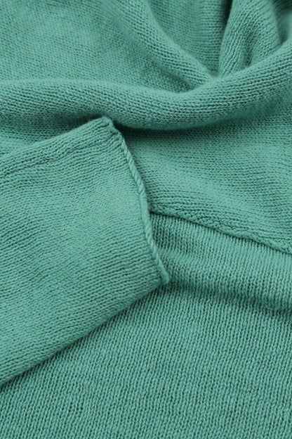 Pintuck Front Mint Linen Cardigan 5
