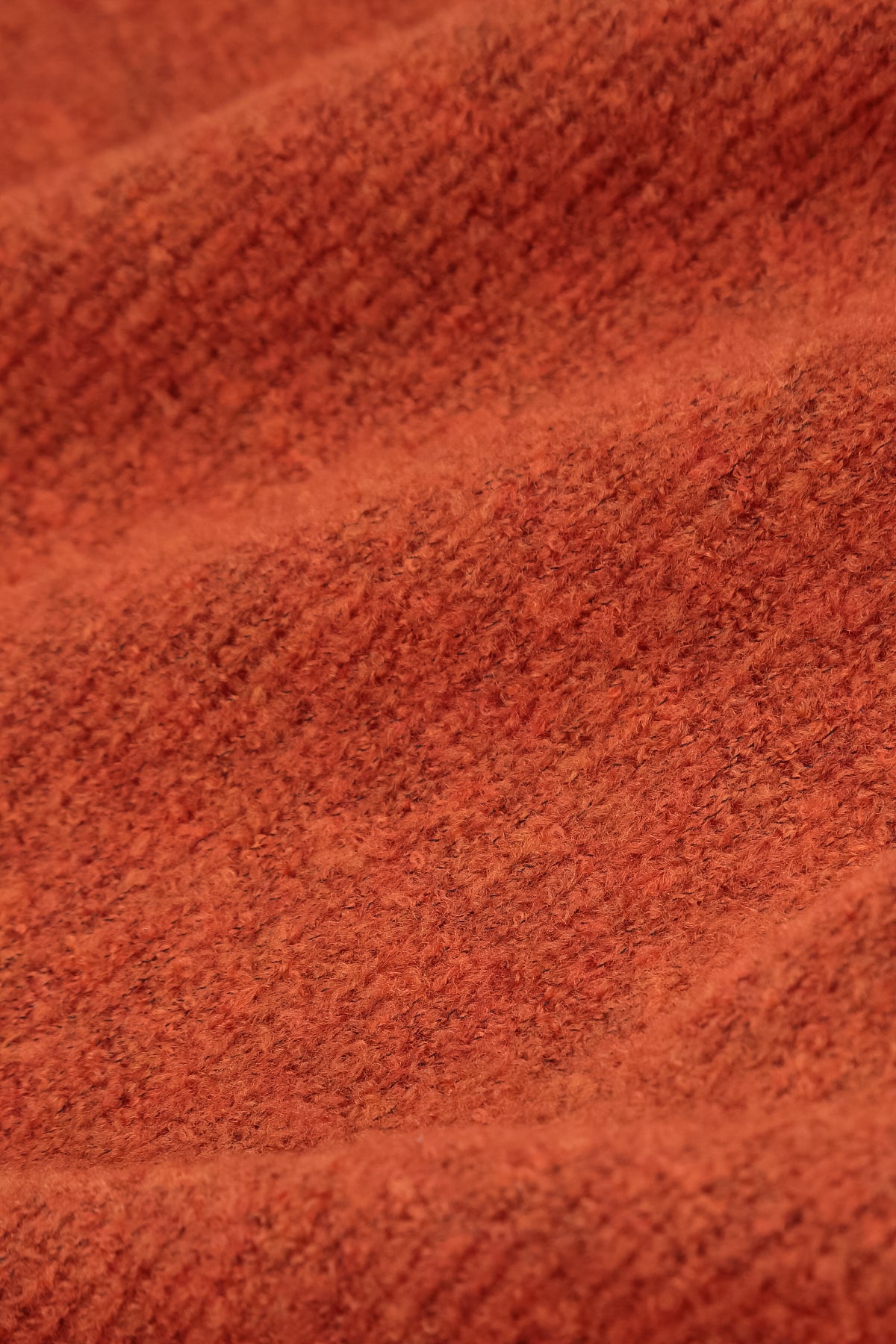 Gilet court et ample en Laine orange