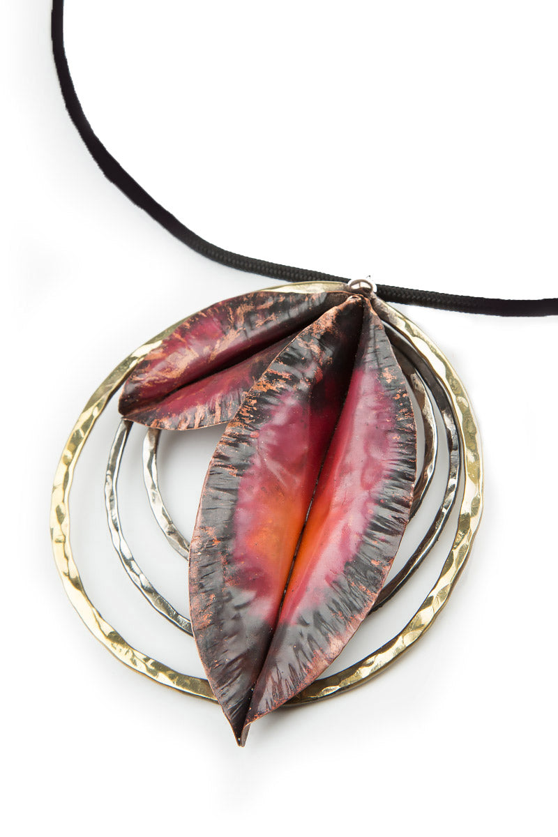 Red Charms Metal Pendant 1