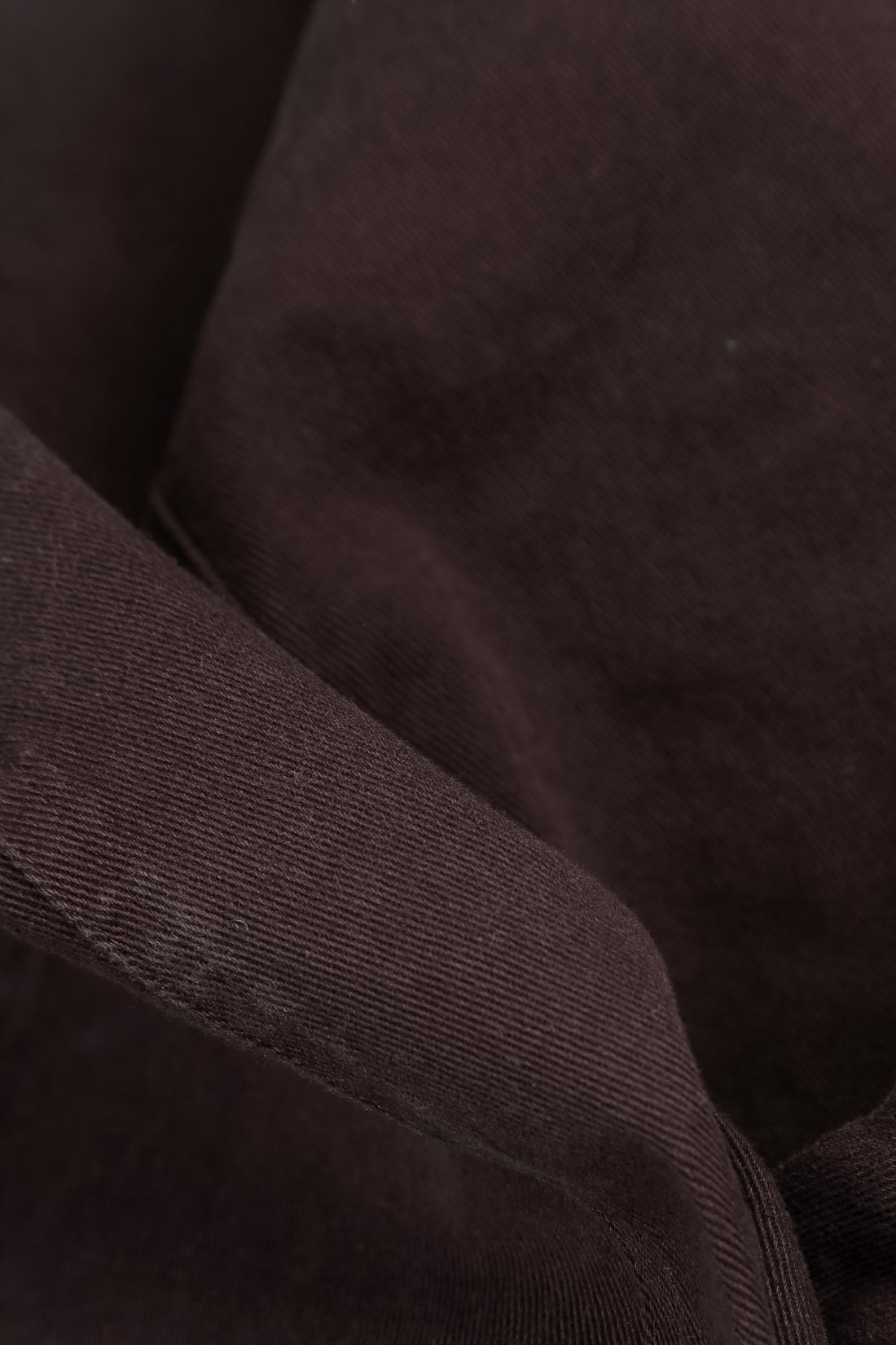 Relaxed Barrel Truffle Brown Denim Cotton Trousers 6