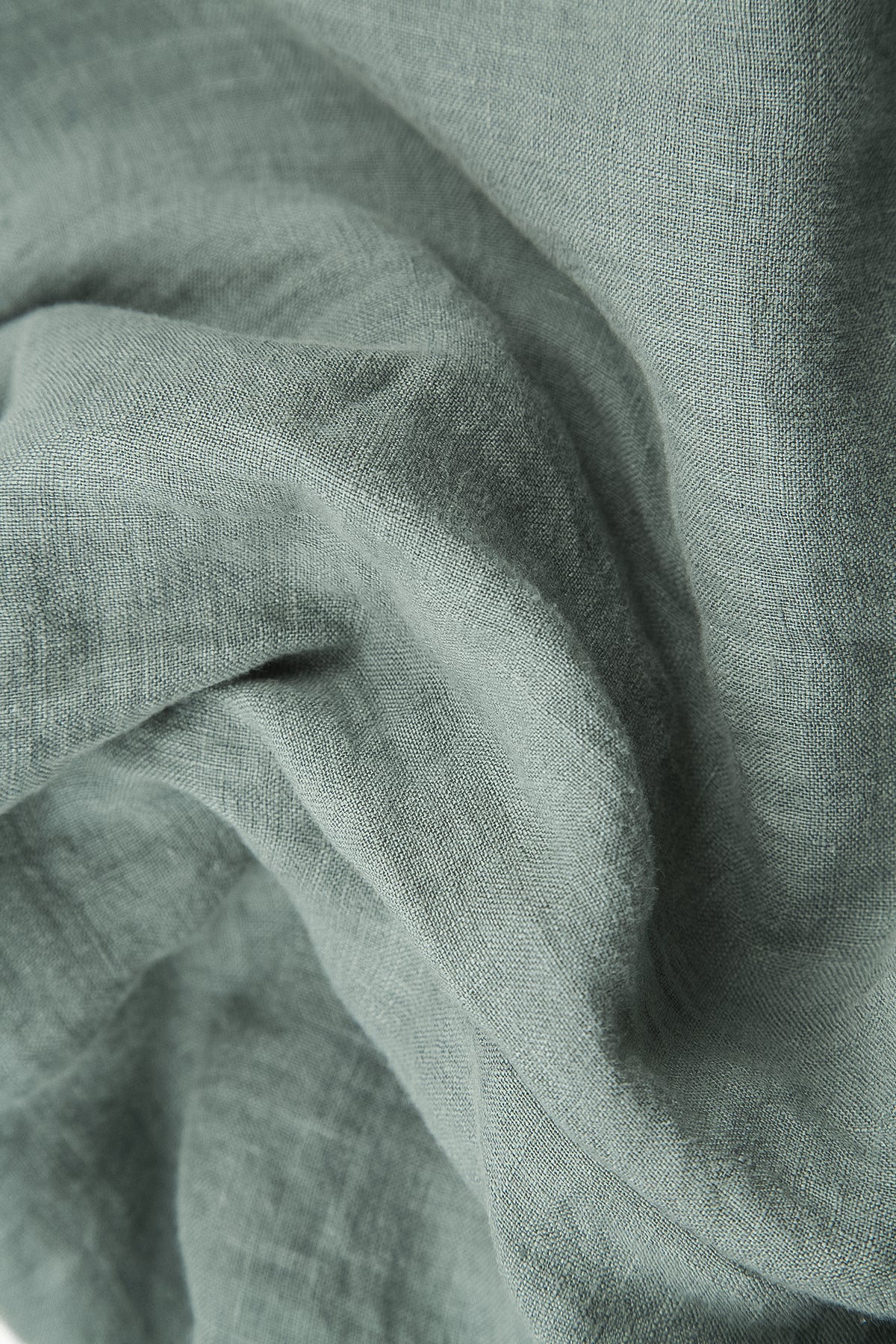 Relaxed Taper Sage Linen Trousers 5