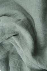 Relaxed Taper Sage Linen Trousers 5