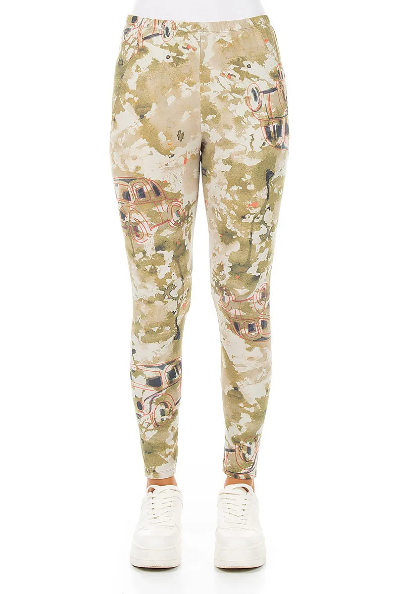 Retro Cotton Leggings 1