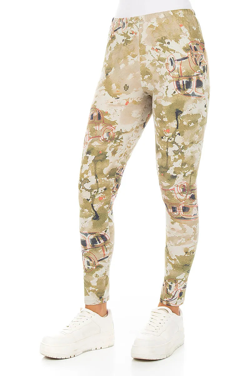 Retro Cotton Leggings 3