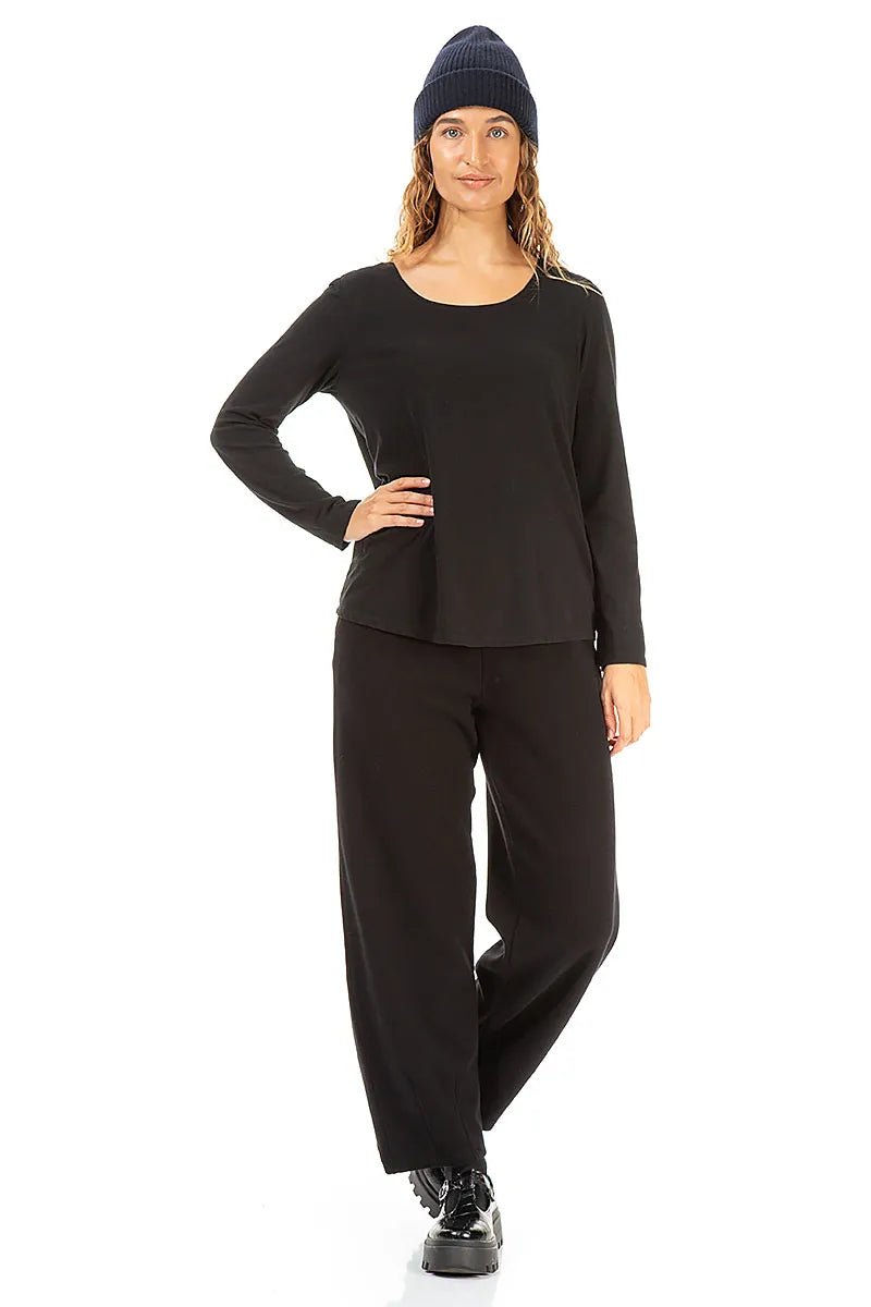 Navy Soft Wool Beanie Hat 2