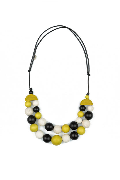 Halskette Riverstone Lime