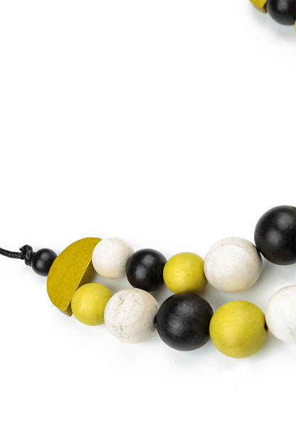 Halskette Riverstone Lime