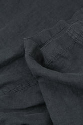 Roll Up Graphite Linen Trousers 5