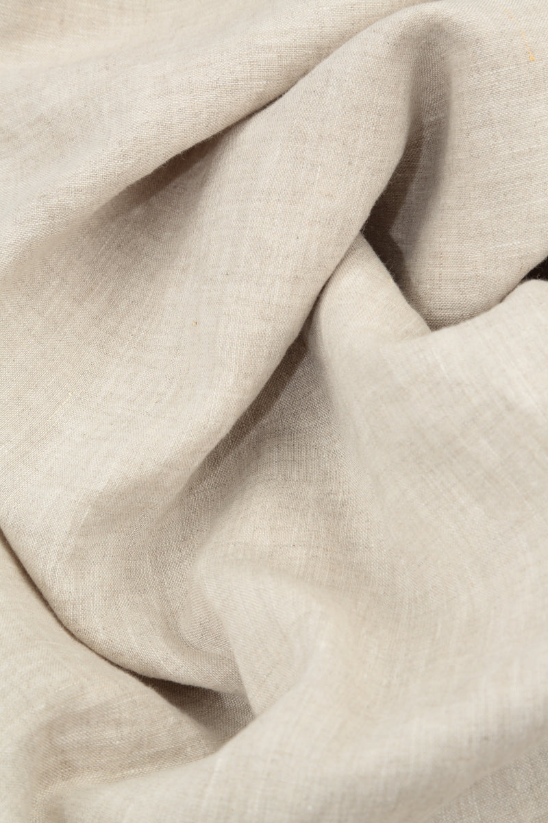 Roll Up Natural Linen Trousers 5