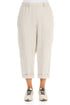 Roll Up Natural Linen Trousers 1
