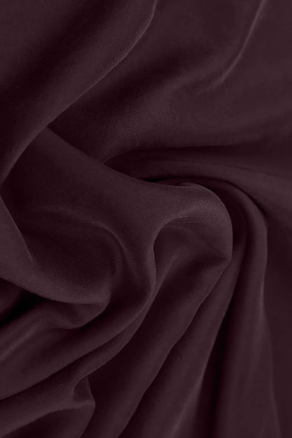 Romantic Deep Plum Silk Bamboo Dress 6