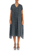 Romantic Graphite Light Silk Dress 1