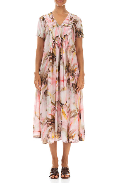 Romantic Oasis Silk Bamboo Dress 1