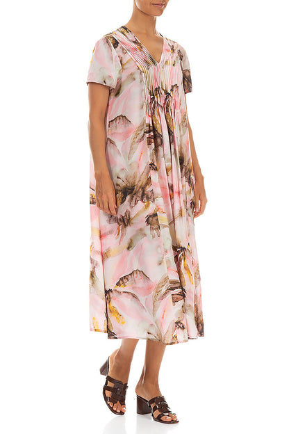 Romantic Oasis Silk Bamboo Dress 3
